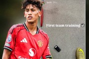 曼联15岁新梅西首次踢一队练习赛！本赛季无缘英超，但首秀有机会