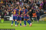 西甲-亚马尔助攻莱万破门 巴萨连场逆转2-1皇家社会登顶